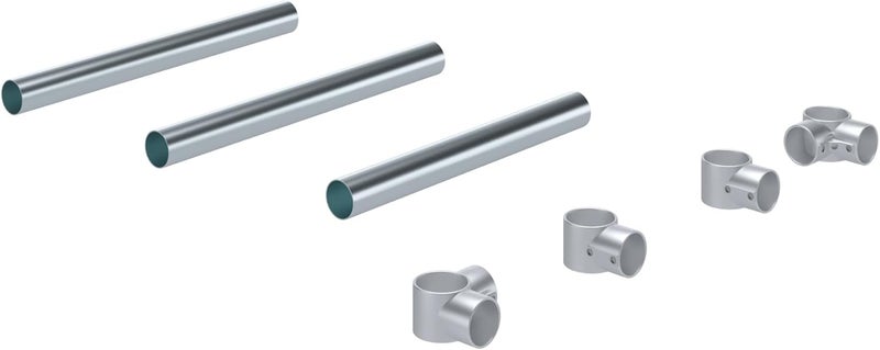 AmGood Cross Bar and Connector Set (for Table 24" x 18") - Image 3